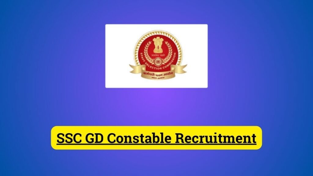 SSC GD Constable Recruitment 2025 – Exam Date Out